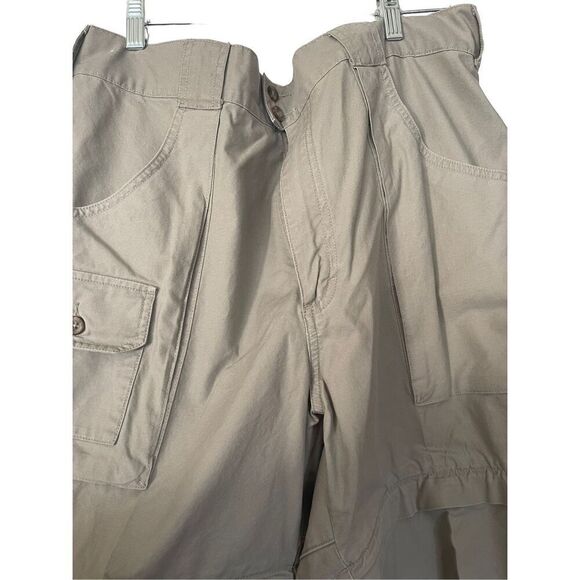 Cabela's Outdoors Mens Khaki Hiking Convertible Cargo Pants / Shorts Size 38 - Picture 9 of 10